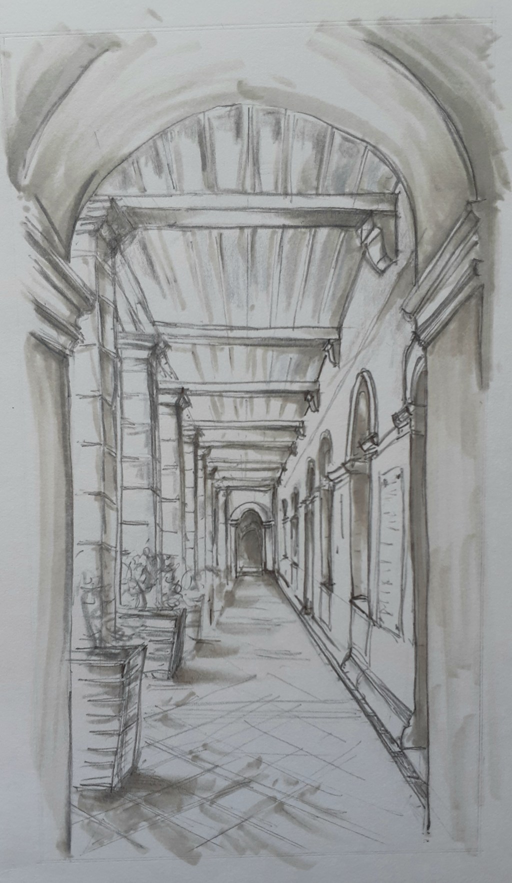 Passage, Collège Mignet,&nbsp;Aix-en-Provence