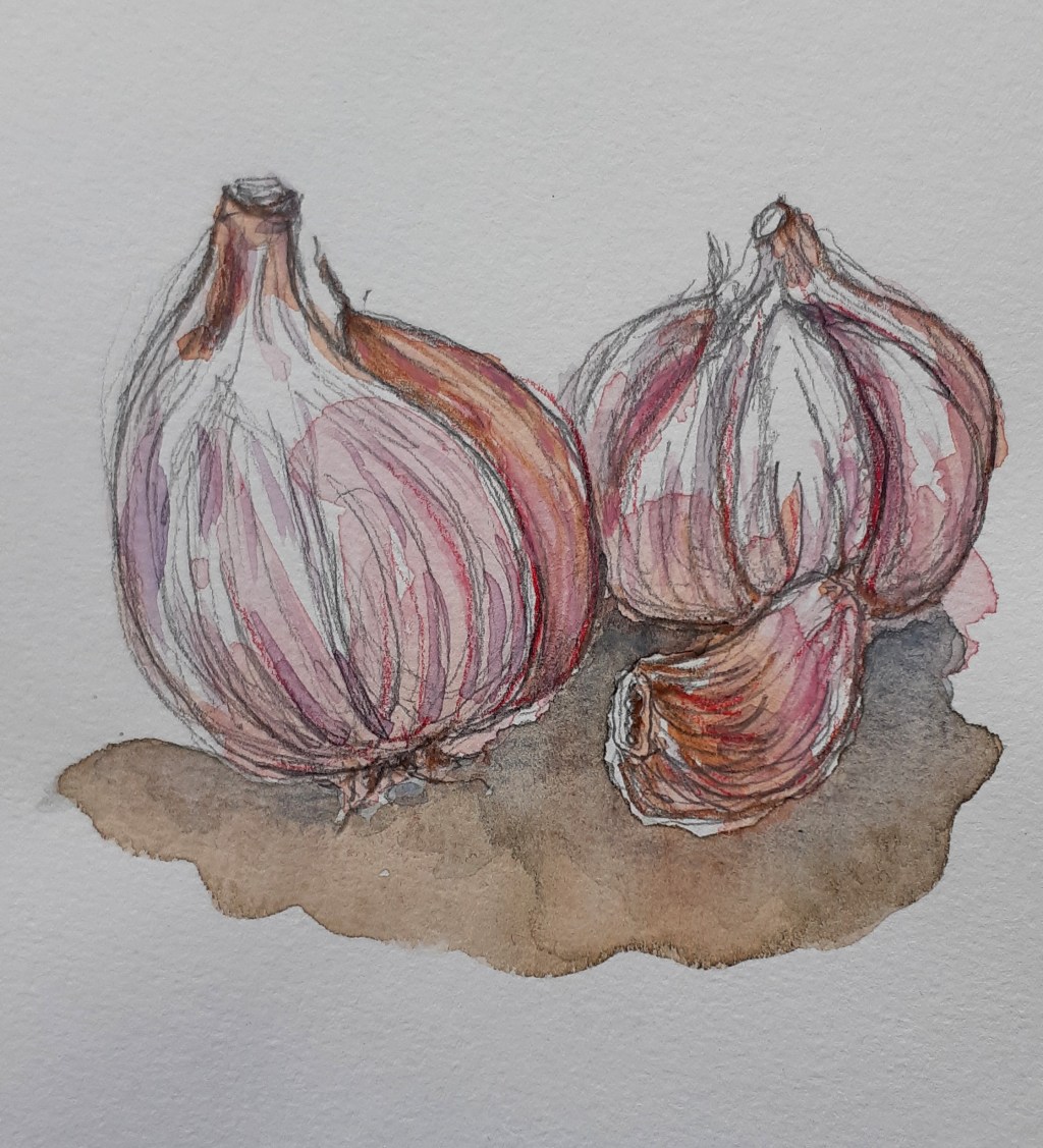 Garlic detail