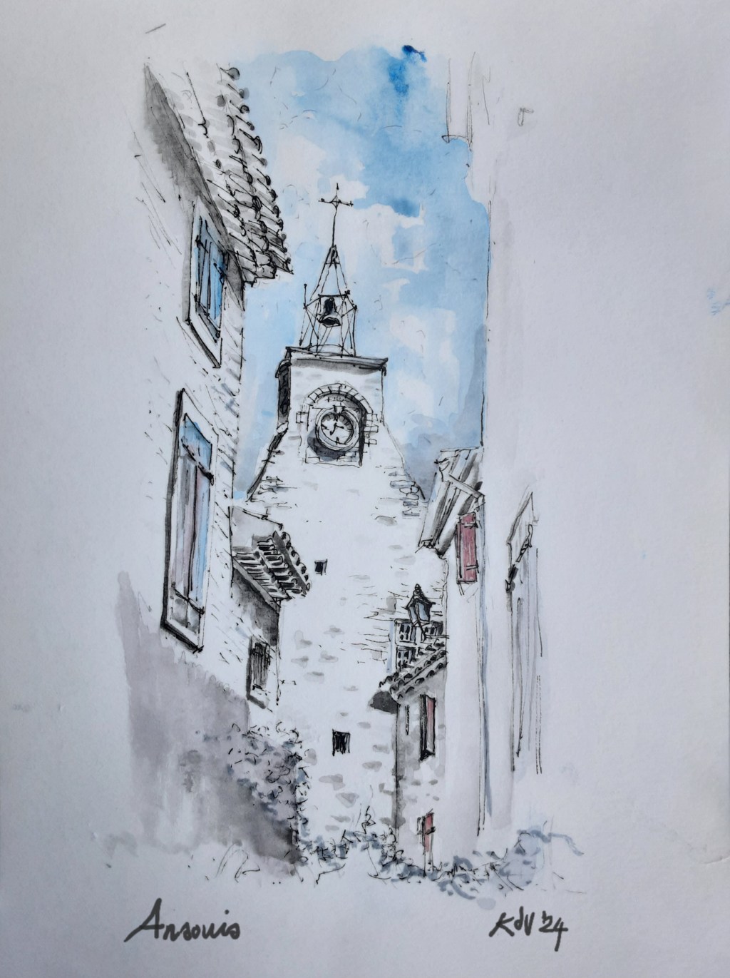 Ansouis: street view